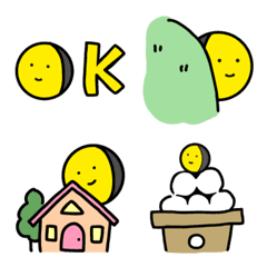 暦生活のお月くん絵文字