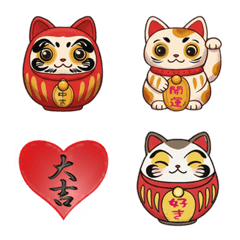 Good luck * cat daruma