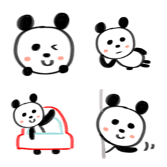 cute everyday panda emoji
