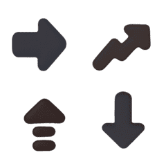 箭頭 3D立體感 職場 萬用 動態表情貼