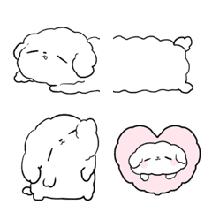 A somewhat loose and fluffy dog