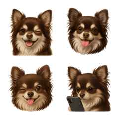 Chihuahua Luna Emoji 2