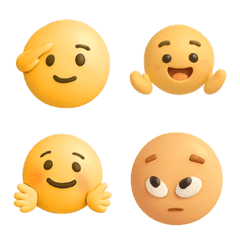 月亮小黃人 3D 萬用 動態表情貼