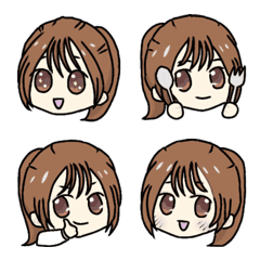 LINE emoji for girls