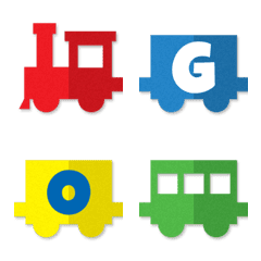 Connected Paper Train Alphabet