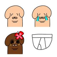 ラクガキ犬絵文字