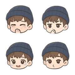 かわいい絵文字：男の子 fluffymy boy v.2