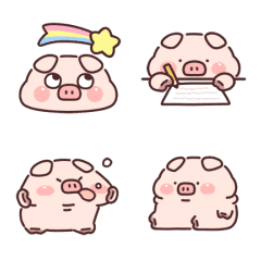 Lazynfatty-Little Piggy Animated Emoji 2