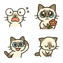 Siamese Cat Emoji: Daily Moments