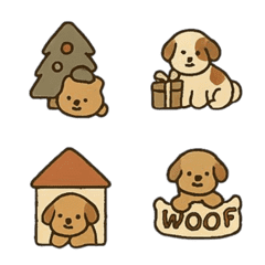 犬 かわいい クリスマス v.1