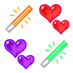 Plump pictogram for  'all-in' fan