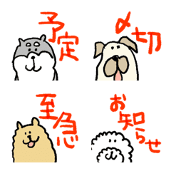message for contact with dogs 2