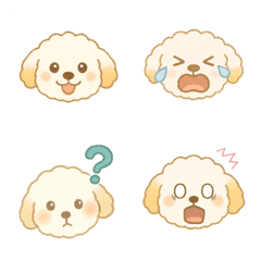 チワプー犬のほんわか絵文字