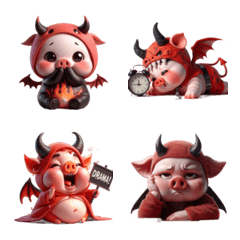悪魔ピンクブタは出勤したくない
