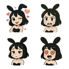 Cute bunny girl