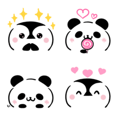 move Emoji of pandas & Penguins3