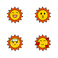 The sun smiles