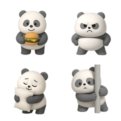 แพนด้าตัวอ้วนน่ารัก หลายอารมณ์