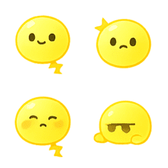 閃電團子 閃閃：無文字貼圖