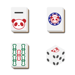[Moving!] Panda mahjong tile animation