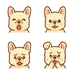 Cute French Bulldog's Daily Moods