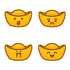 Cute Gold Ingot's daily mood