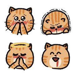 とらねこむーちゃん絵文字5 推しver