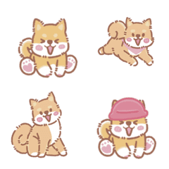 Sticker shiba so cute