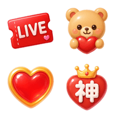 oshikatsu! red emoji