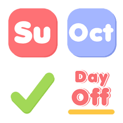 140icon++ Day Month Number Time Symbol