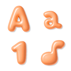 Plump alphabet [orange1]