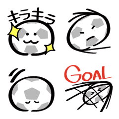動く！可愛くて便利！サッカー絵文字