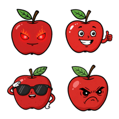 かわいいリンゴの絵文字