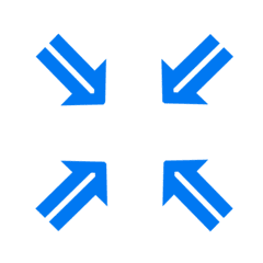 Various practical arrows(Denim blue)