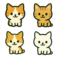 a cat emoji without whiskers