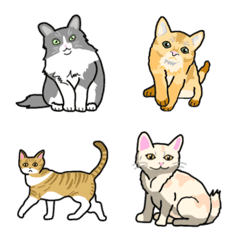 猫の絵文字.