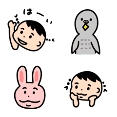 Girl sticker(braid)
