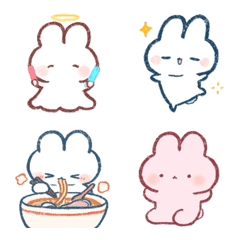 動く！nacoのうさちゃんず絵文字