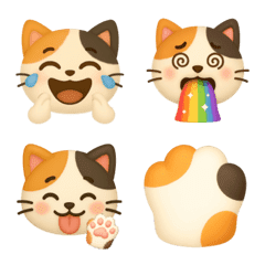 EMOJI Calico cat