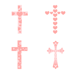 Various texture crosses(Peach Powder)