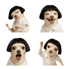 チワワの男子生徒の絵文字