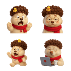 狗狗阿姨表情符號