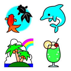 ～夏っぽい絵文字～