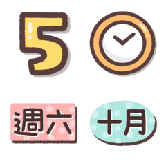 Numbers, Months & Days Useful Tags (CN)