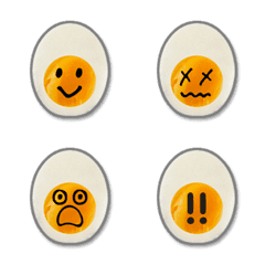 Smiley Boiled Egg Emoji