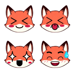 Baby Fox Adventure (Emoji) Ver4