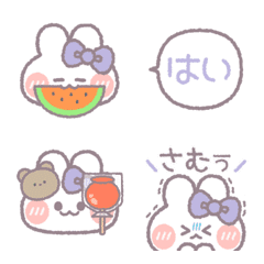 Ushagi!!Face3 Purple