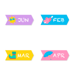 Month Cute Weather emoji