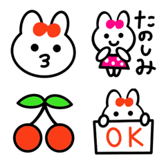 気持ち伝わる♡うさぎの絵文字