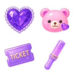 oshikatsu! purple emoji